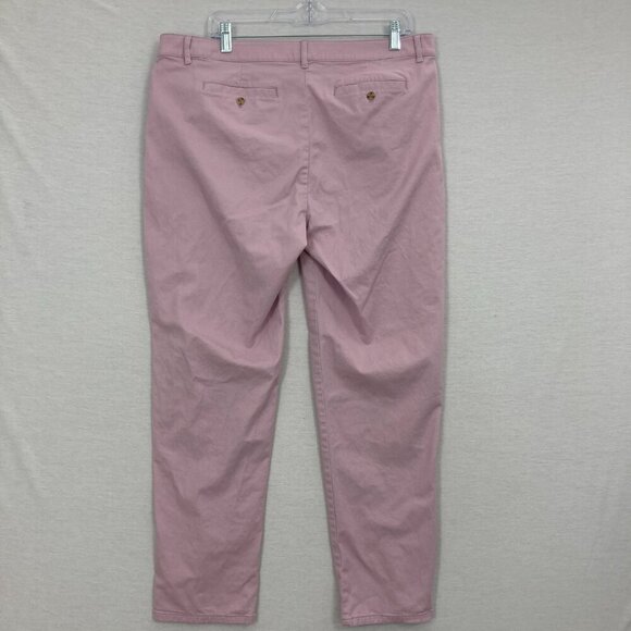 J. Jill Light Purple Soft Stretch Comfy Slim Leg Pants size 16 Preppy Casual - Picture 8 of 10
